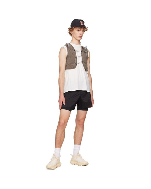 Satisfy White Taupe 'Justice Cordura' 5L Hydration Vest for men