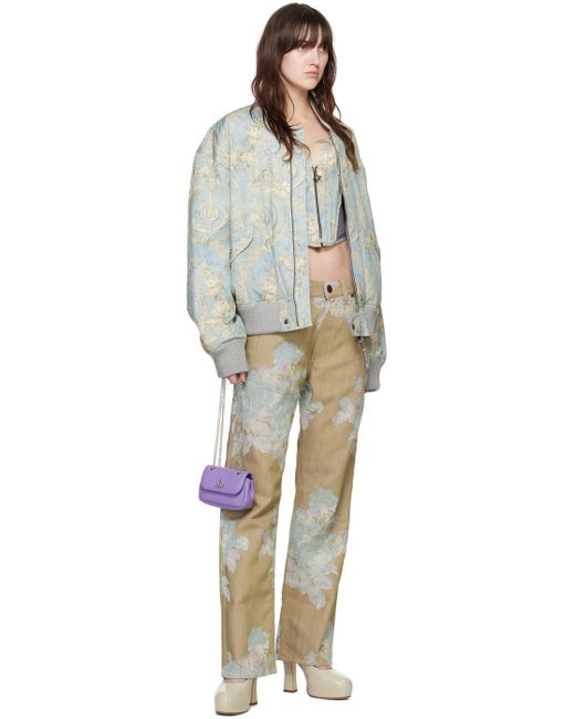 Vivienne Westwood Purple Small Chain Bag