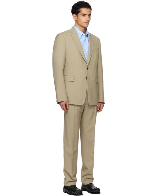 Dries Van Noten Black Single-Breasted Suit for men