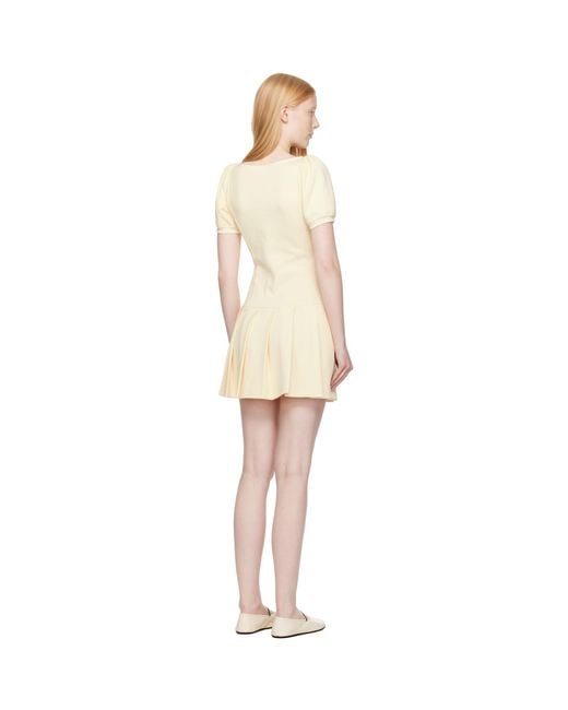 Sandy Liang Black Camden Minidress