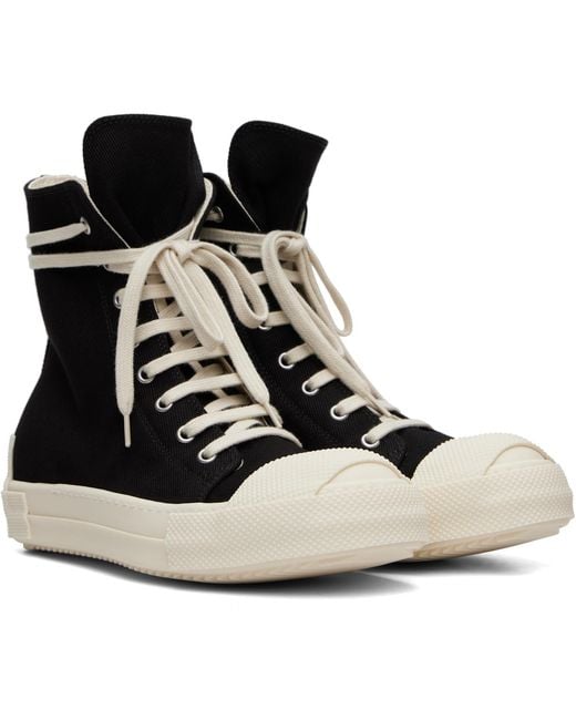 Rick Owens Black Tower Sneaks Sneakers