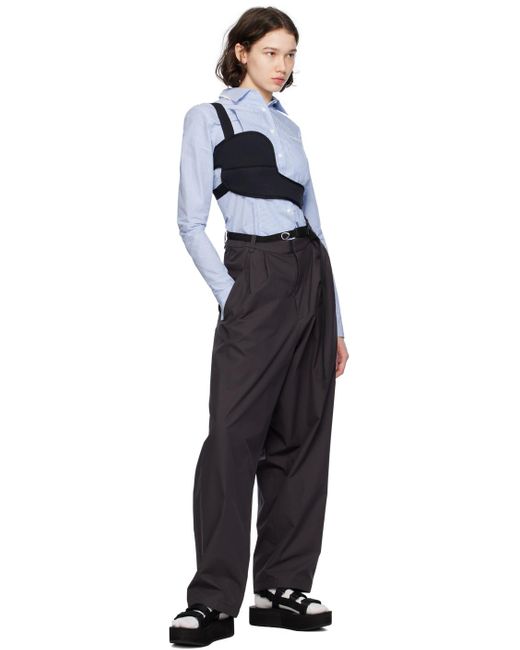 Hyein Seo Black Belted Trousers