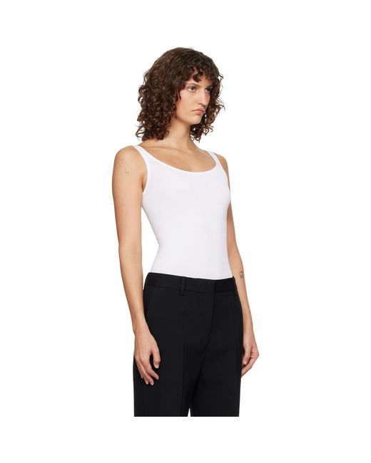 Wolford White Jamaika String Bodysuit