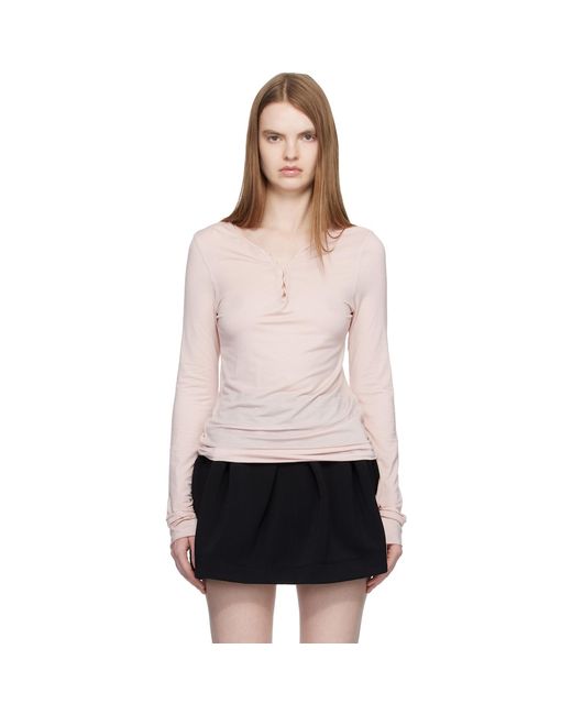 OPEN YY Black Hook Long Sleeve Henley