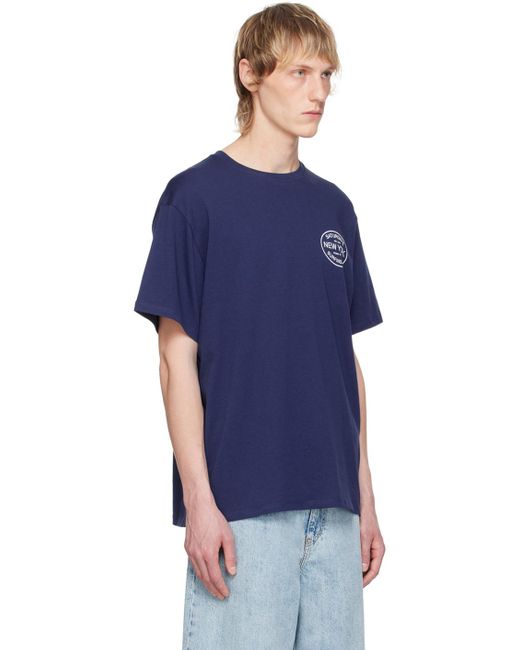 Saturdays NYC Blue Surfing Club Standard T-shirt for men