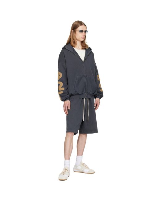 Fear Of God Blue 90's Zip-Up Hoodie for men