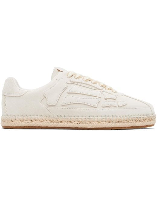 Amiri Black Off- Pacific Bones Espadrilles for men