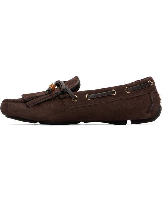 Jimmy Choo Brown Manon Loafers