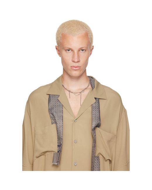 Justine Clenquet Metallic Loïs Necklace for men