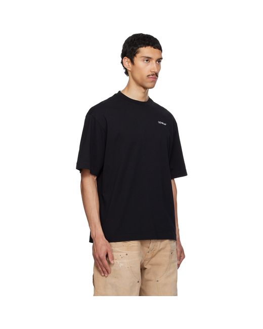 Off-White c/o Virgil Abloh Black Half Arrow Skate T-Shirt for men
