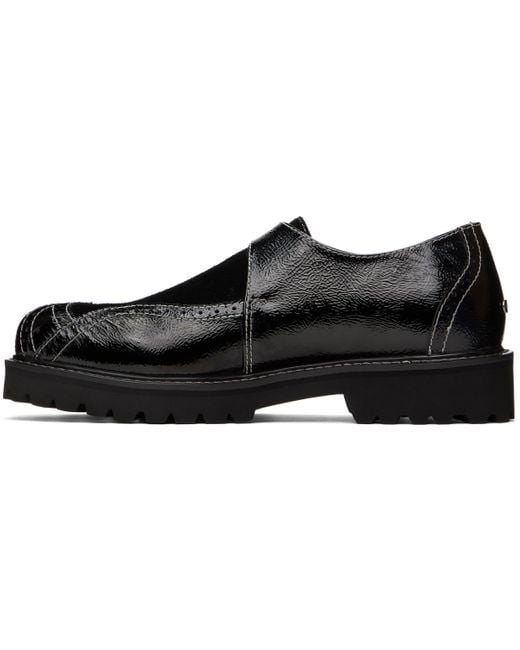 ANDERSSON BELL Black Western Brogue Loafers for men