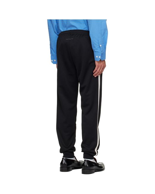 MM6 by Maison Margiela Blue Drawstring Sweatpants for men