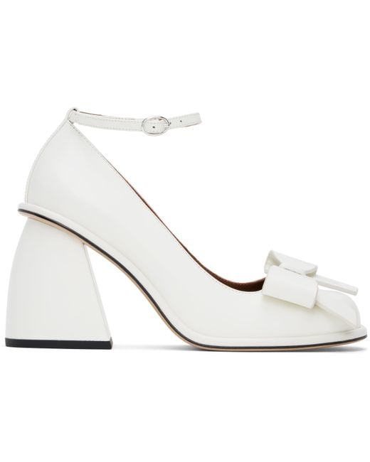 ShuShu/Tong Black Ssense Exclusive Bridal Capsule Front Bow Heels