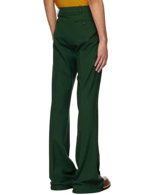 Pantalon évasé vert exclusif à ssense Egonlab pour homme en coloris Green