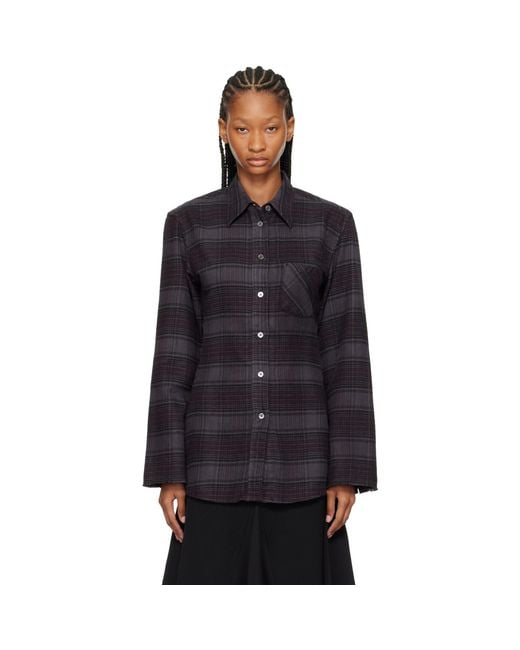 Our Legacy Black Daisy Shirt