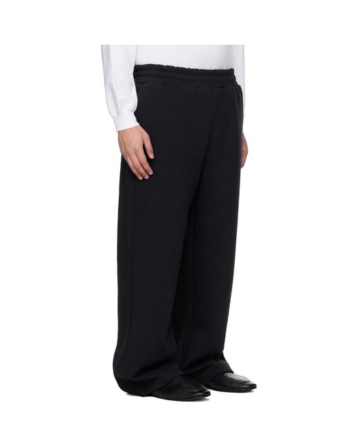 Seventh Black V2 Stacks Sweatpants for men