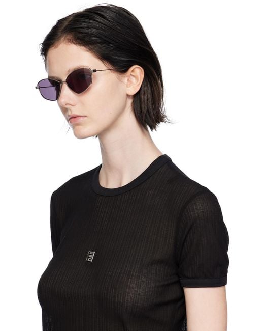 Givenchy Black Silver Gv Speed Sunglasses
