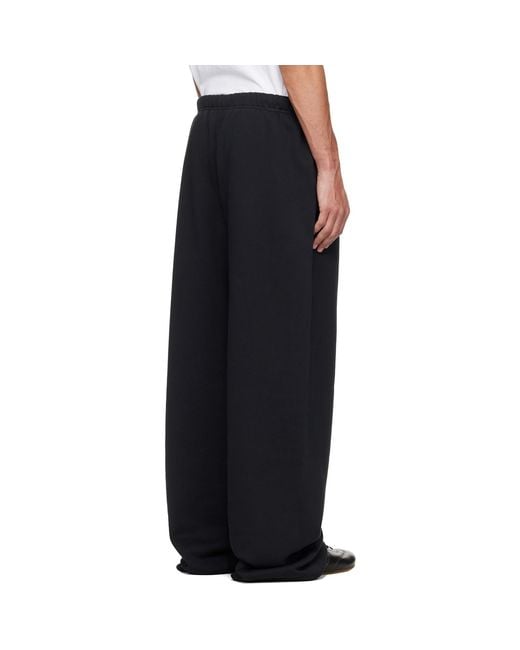 Fear Of God Black Holiday Lounge Sweatpants for men