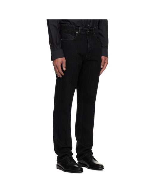 Givenchy Black Straight Leg Jeans for men