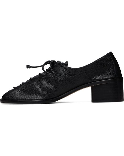 Hereu Black Plegada Heeled Heels