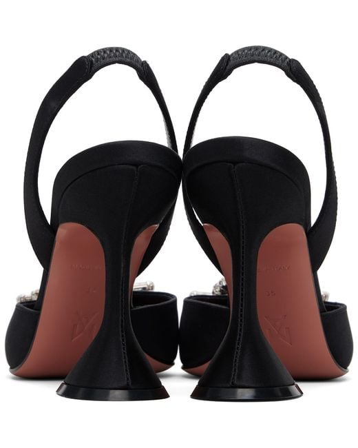 AMINA MUADDI Black Begum Sling 95 Heels