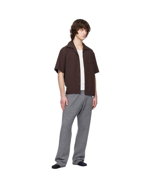 Entire studios Brown Pajama Shirt for men