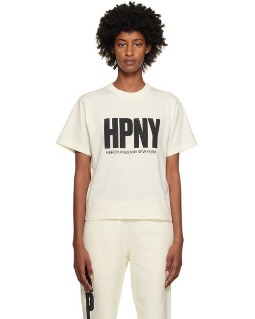 Heron Preston Black White 'hpny' T-shirt