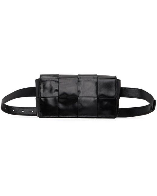 Bottega Veneta Black Paper Cassette Belt Bag for men