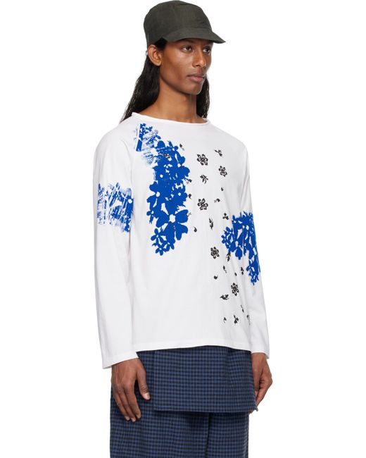 SC103 Blue Ssense Exclusive Warf Nest Long Sleeve T-Shirt for men