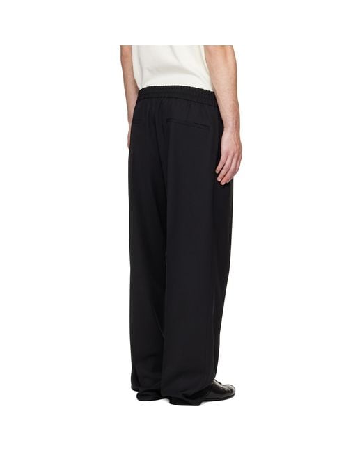 Helmut Lang Black Wardrobe Pull-On Trousers for men