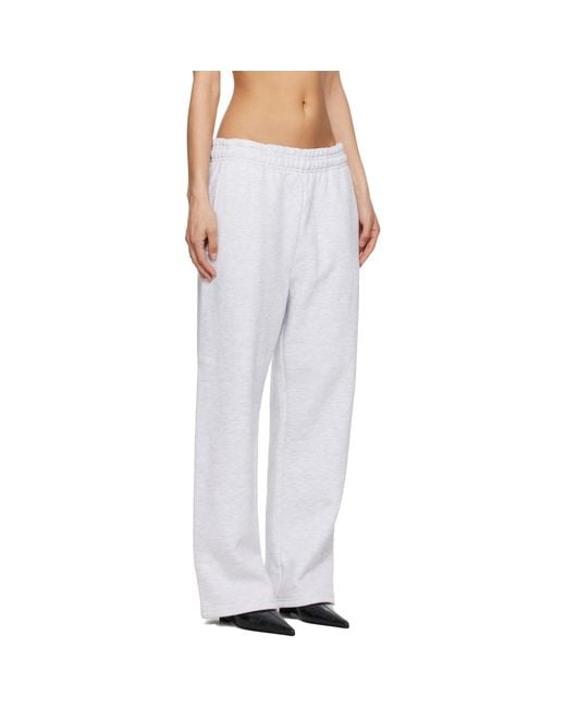 Entire studios White Straight Leg Sweatpants