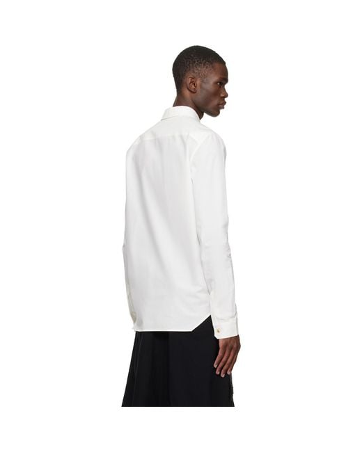 Rick Owens Black Off- 'Suicide' Edition Temple Rev Shirt for men
