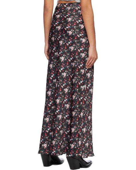 Rabanne Black Chain Midi Skirt