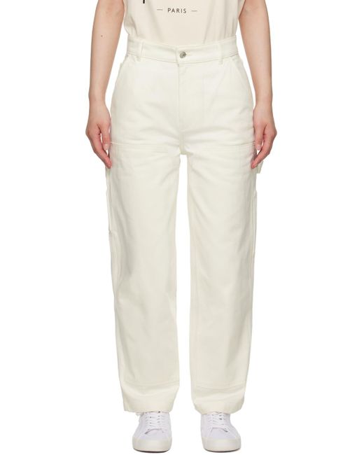 Maison Kitsuné Off-white Pocket Trousers