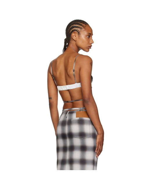 Juneyen Black Check Tank Top