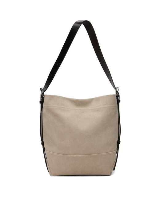 Lemaire Gray Small Belted Tote for men