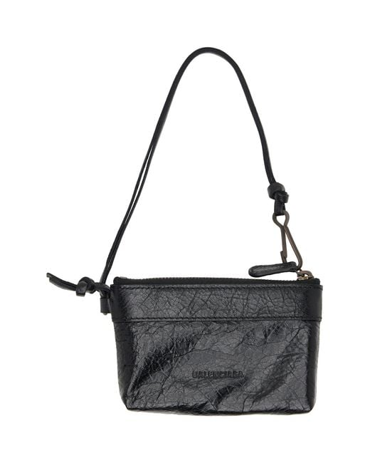 Balenciaga Black 'Le City' Coin Pouch Wallet