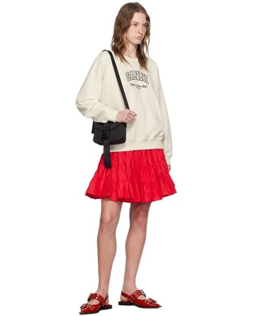 Ganni Red Shoes 'Feminine'