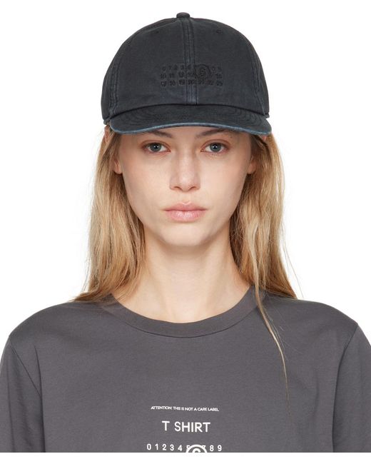 MM6 by Maison Martin Margiela Gray Baseball Cap