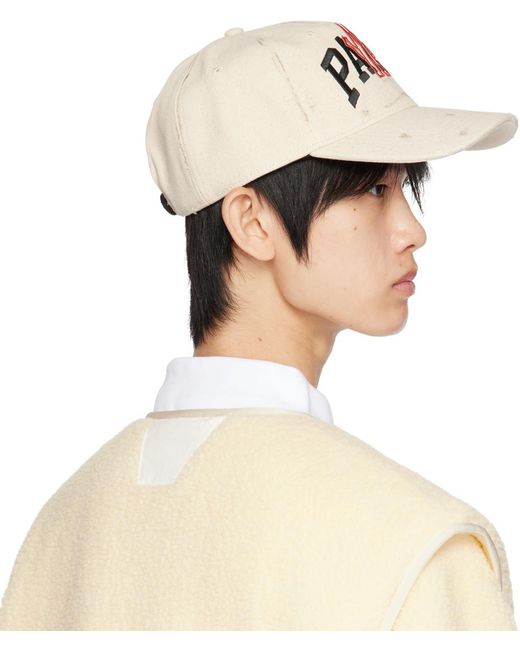 Moncler Genius White Moncler X Palm Angels Off- Baseball Cap for men