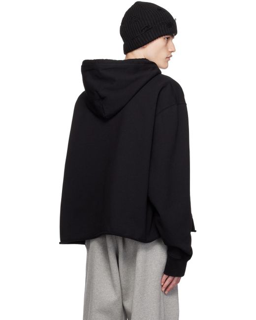 メンズ MM6 by Maison Martin Margiela ハーフジップ フーディ