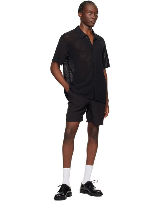 Saturdays NYC Black Tyler Shorts for men
