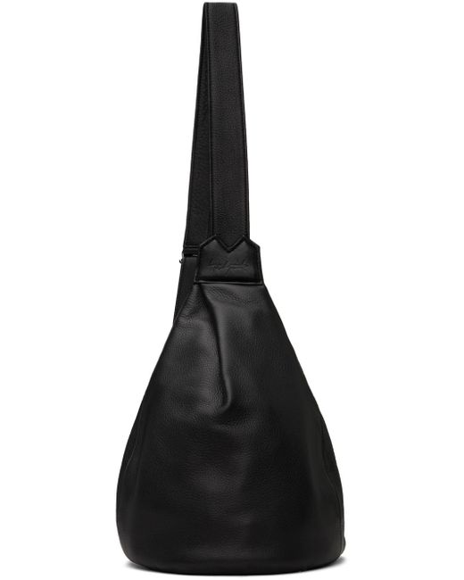 Yohji Yamamoto Black Y Discord Small Crossbody Bag for men