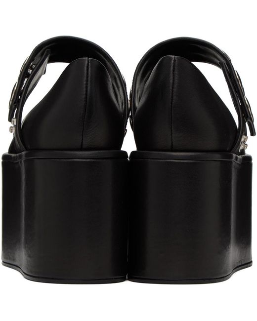 Molly Goddard Black Sonia Ballerina Flats