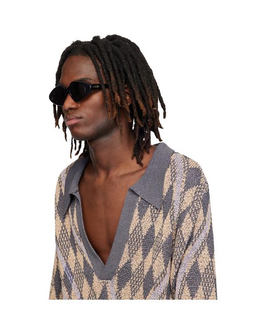 Loewe Black Triangle Slim Sunglasses for men