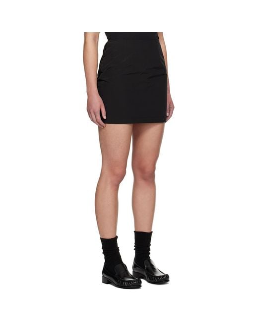Wynn Hamlyn Black Sophia Miniskirt
