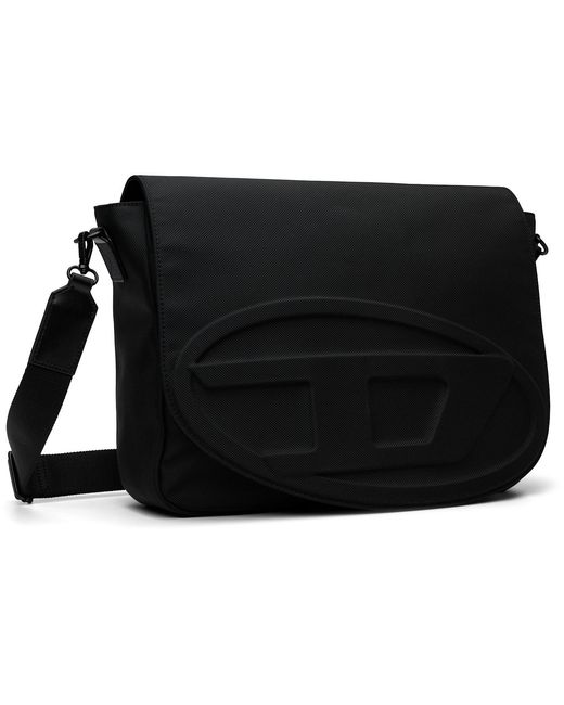 DIESEL Black 1Dr Messenger Bag for men