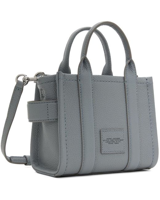 Marc Jacobs Gray 'the Leather Mini' Tote