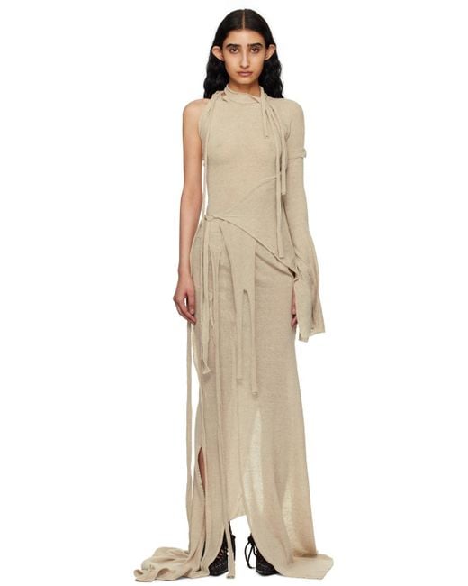 OTTOLINGER Natural Deconstructed Maxi Dress