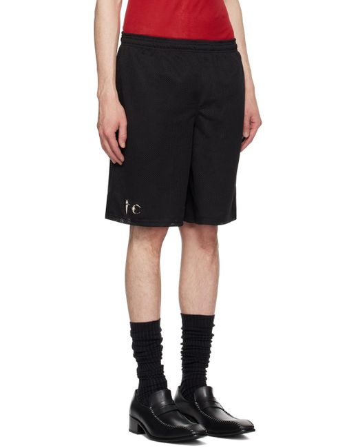THUG CLUB Black Tc Shorts for men